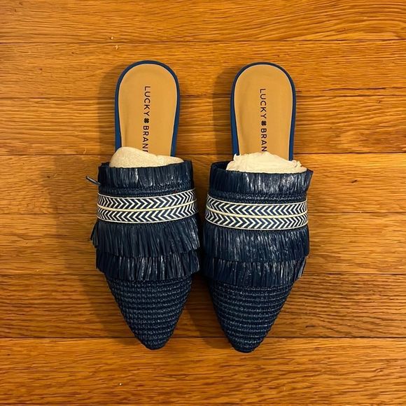 Lucky Brand • Baoss mule • BNIB • size 8 • blue - Picture 1 of 10